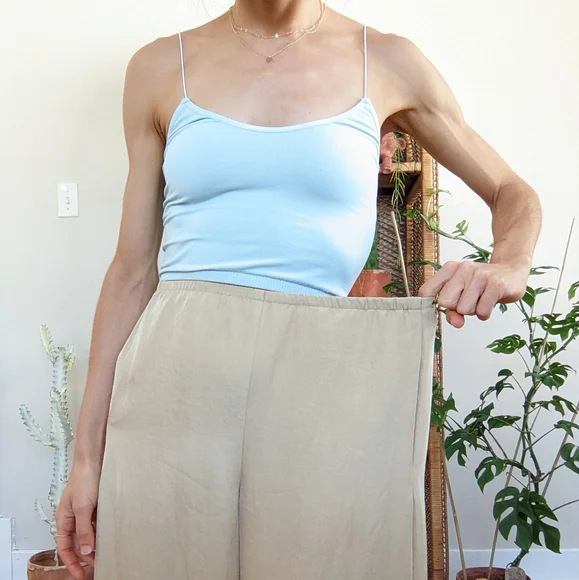 🚫 SOLD - Vince Triacetate Pull On Wide Leg Pants - Picture 6 of 10